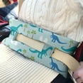 thumbnail image 3 of Modern Minimalist Dinosaur Seatbelt Pillow - Post Breast Surgery Recovery Cushion - Sleek & Comfortable Dino Print, 3 of 7