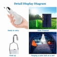 thumbnail image 3 of 2-pack portable solar camping lamp, LED solar lamp, 3 of 5