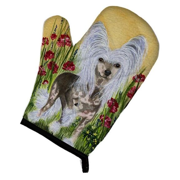 Chinese Crested Oven Mitt