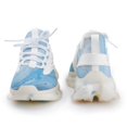 thumbnail image 4 of Colorful Marble Pattern Fashion Women's Nurse Shoes Casual Flat Sneaker Print Ladies Lace Up Light Walking Shoe Breathable Footwear, 4 of 8