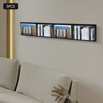 DENEST 3x Floating Shelf Wall Mount CD DVD Rack Media Storage Organizer Shelves 34 inch