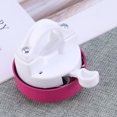thumbnail image 3 of EeaseCA 1pc Ring Bell Chrysanthemum Pattern Bike Bell Ring Bell Accessory (Rosy White), 3 of 8