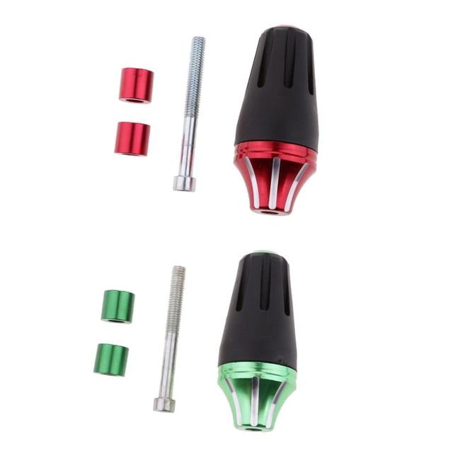 Slider Falling Crash Para Motocicleta Moto / Rojo DYNWAVEMX Motorcycle Frame Slider