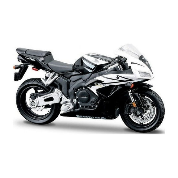 Honda CBR1000RR 1:18 scale Diecast Model Motorcycle in Black and White by Maisto