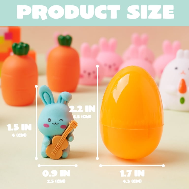 Joyfy 200 Packs Prefilled Easter Eggs with Assorted Toys,Easter