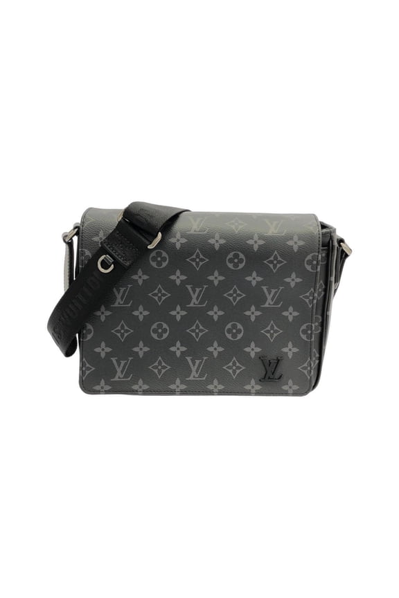 Pre-Owned Louis Vuitton Monogram Eclipse District PM M46255 Shoulder Bag