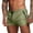Green, variant on Men Solid Color Man High Street Fashion Trend Pleated Design Straight Leather Shorts Everyday Comfort Versatile Active Athletic Casual Bottoms