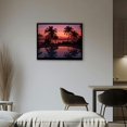 thumbnail image 2 of Awypu Art Wall Painting Maldivian Dinner candlelight Photos Posters Prints Beautiful Pictures Canvas for Home Decorations Gift, 2 of 4