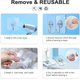 thumbnail image 5 of Ganchos adhesivos reutilizables MACHAO 10 piezas transparentes, 5 of 5