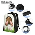 thumbnail image 5 of Fotbe Brown Bunny Travel Laptop Backpack, Business Slim Sturdy Laptops Backpack, Water Resistant College School Computer Bag Gift for Men & Women Fits 15.6 Inch Notebook, 5 of 8