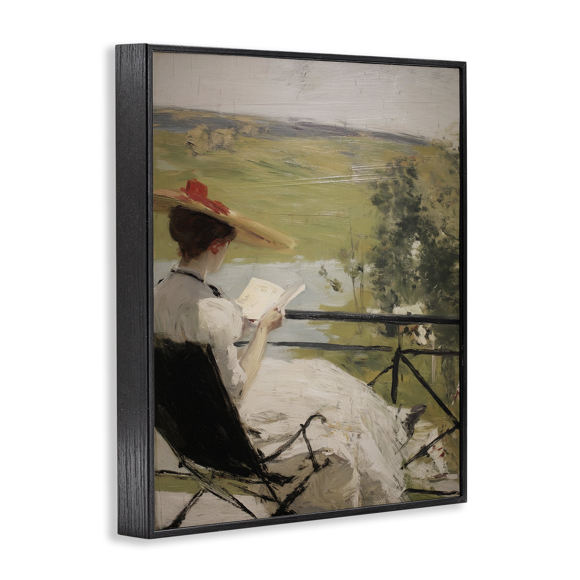 Stupell Industries In The Comfort Of Pages Black Framed Giclee Art, design by Svetlana Aleynikova