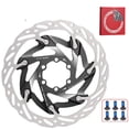 thumbnail image 1 of 160mm Bike Disc Brake for Rotor Aluminium Alloy Carbon Steel with 6 Bolts, 1 of 6