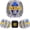 three, variant on 2025 Fantasy Football Championship Ring | Heavy FFL Champion Trophy Ring | Gold Silver Tone Plated Award Trophy for Fantasy Football League Winner