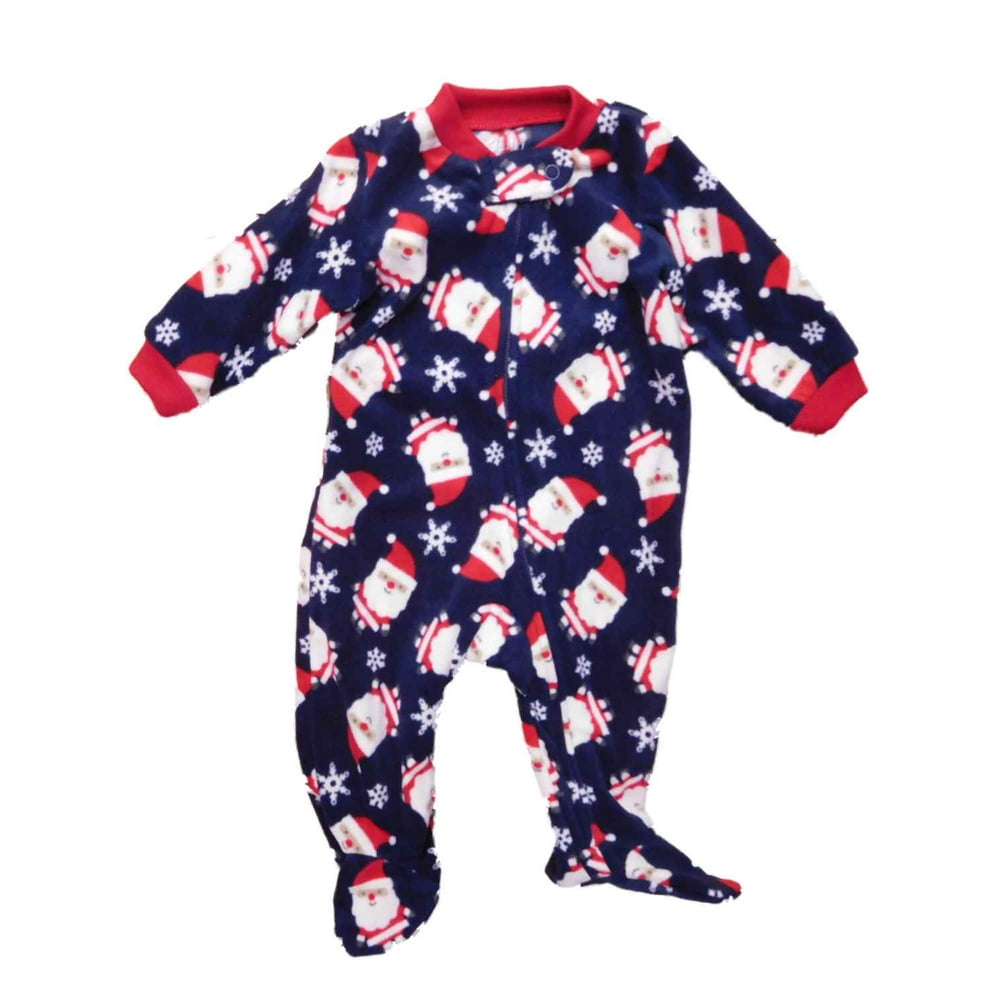 Carter's Carters Infant Boys Santa Claus Holiday Fleece Blanket Sleeper Sleep & Play Walmart