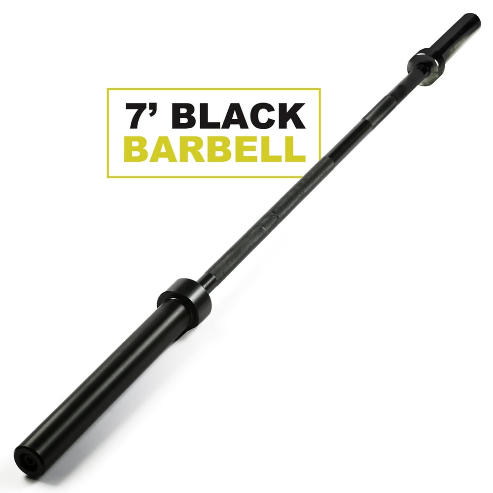 PRCTZ 7 ft Olympic Barbell with 2" Sleeve Diameter, 45 Pound Weighted