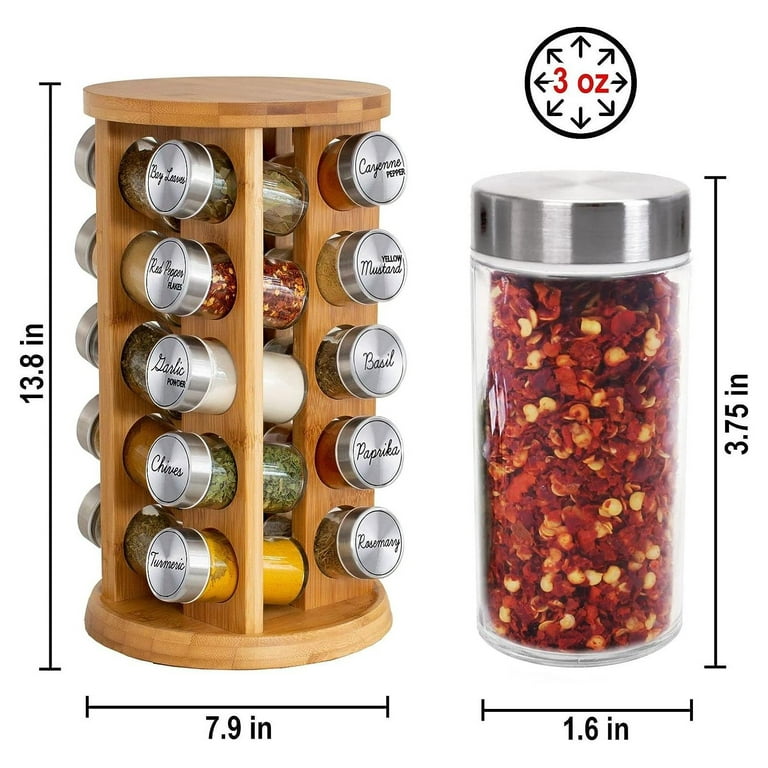 Spice Shelf Overhaul with Ball® Mini Storage Jars – Food in Jars
