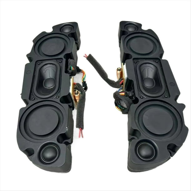Altavoces Pasivos Bidireccionales de Alta Fidelidad con Triple Controlador, Diafragmas de Graves Dobles y Tweeters Dobles de Alcance para Audio en Casa o Estudio.