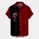 thumbnail image 4 of Playeras De Hombre Camiseta Informal De Verano De Manga Corta Con Cuello Redondo Y Estampado De Letras Y Caras Para Hombre, 4 of 4