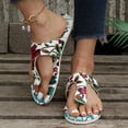 thumbnail image 4 of Sandalias de mujer Sandalias de moda de verano Zapatillas planas Chanclas Sandalias de playa con punta abierta Wmkox8yii ytu9945, 4 of 6