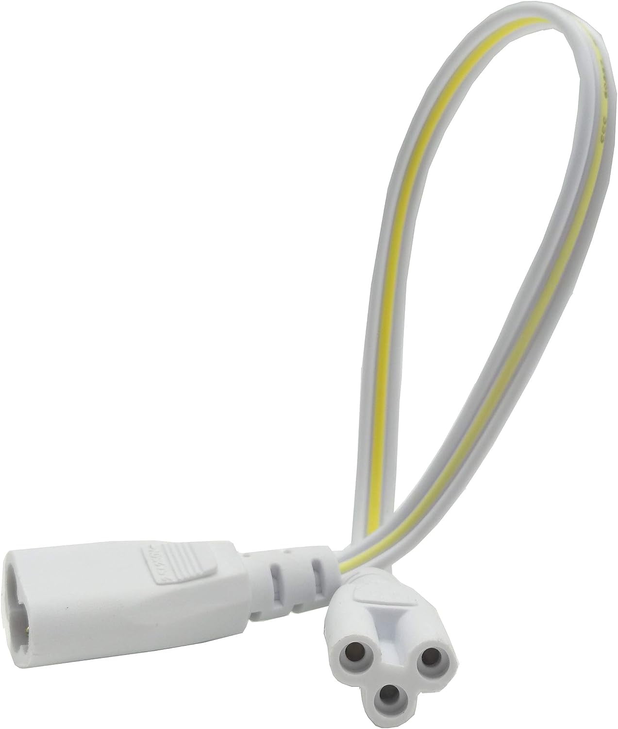 Cable De Conexión LED T5/T8 De 3 Pines - 30 Cm De Largo - Para Tubos Fluorescentes Y LED - Plug And Play Sin Soldadura