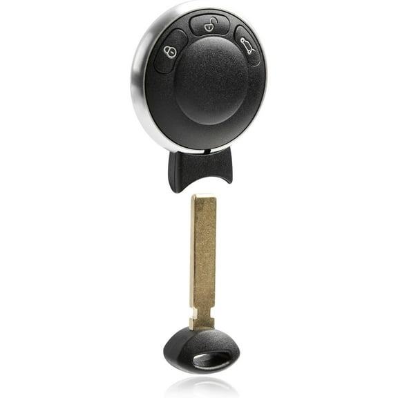 Key Fob Replacement Keyless Entry Remote for 2006 2007 2008 2009 2010 2011 2012 2013 2014 BMW Mini Cooper 3-Button Smart Key (IYZKEYR5602, 3456368-02)