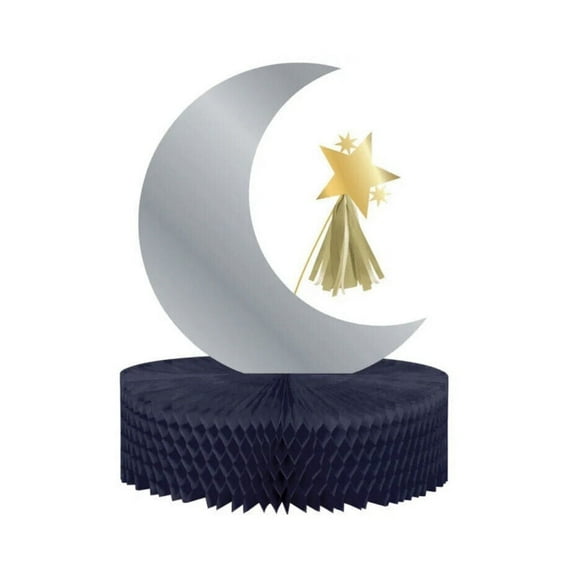Creative Converting 360475 Starry Night Foil Honeycomb Centerpiece