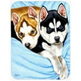 thumbnail image 1 of Carolines Treasures AMB1327LCB Snow Angels Siberian Husky Glass Large Cutting Board, 1 of 1