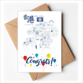 thumbnail image 1 of Hong Kong Famous Points China Wedding Cards Congratulations Greeting Envelopes, 1 of 3