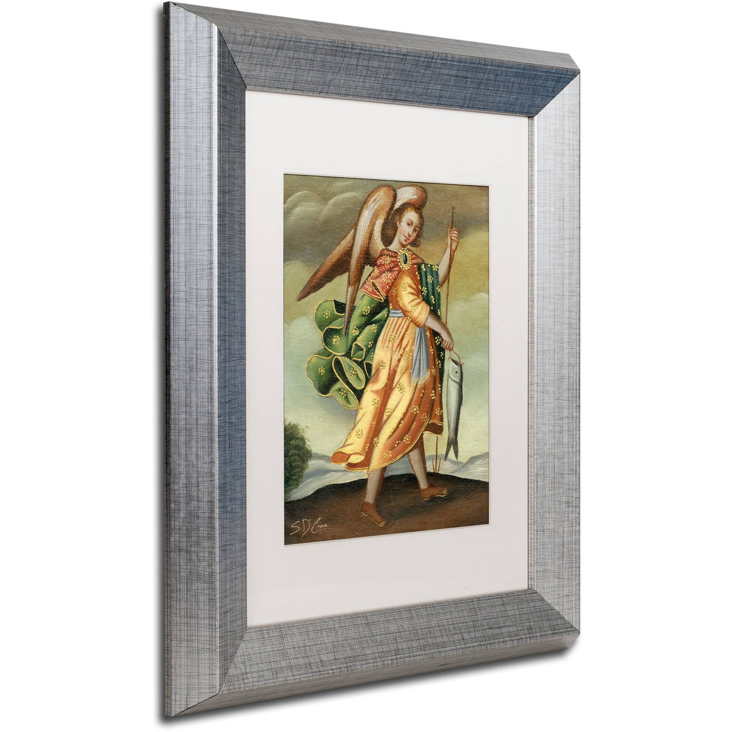 Trademark Fine Art "Fishers of Men" Canvas Art by Masters Fine Art, White Matte, Silver Frame