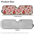 thumbnail image 7 of Uorisanigo Red Strawberry Car Windshield Sun Shade Compatible with for 2018-2025 Jeep Wrangler JL/2020-2025 Jeep Gladiator, Foldable Window Sunshade Block UV Rays and Sun Heat, 7 of 7