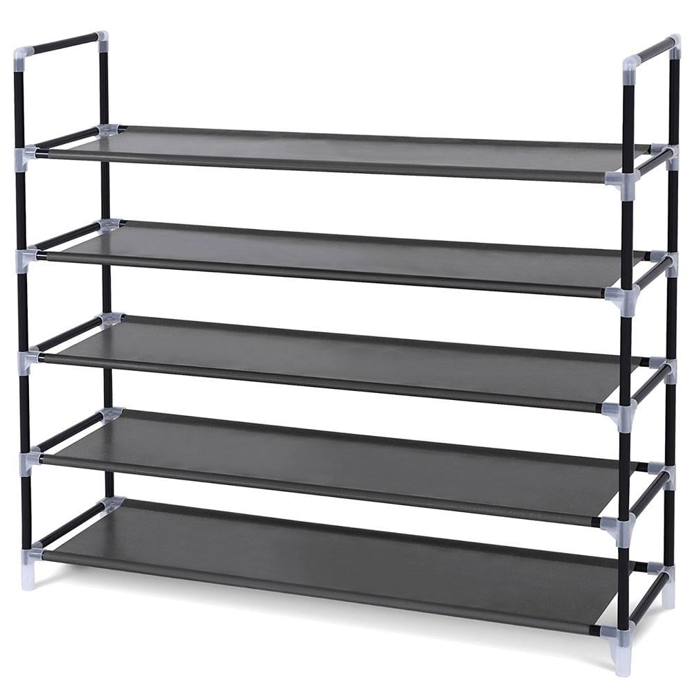 Shoe Rack Organizer Storage Pairs Shoes Shelves Space 5/8/10 Tier Standing US