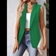 thumbnail image 4 of Chaleco Sin Mangas para Mujer, Ligero, con Forro Completo, Chaqueta Informal de Moda para Oficina y Trabajo. Verde XL, 4 of 10