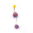 thumbnail image 3 of Dangling Koosh Ball Belly Button Ring, 3 of 4