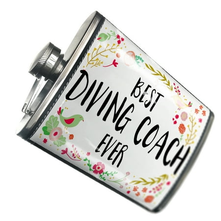 

NEONBLOND Flask Happy Floral Border Diving Coach