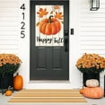 thumbnail image 3 of Happy Fall 28x40 Double Sided for Outside, Thanksgiving Pumpkin Autumn Leaves Outdoor Seasonal Garden Flag Farmhouse Porch Decor 6-28, 3 of 6