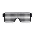 thumbnail image 1 of Moobody USB Chargeable LED Light Glasses Smart Glasses Fashionable Luminous Eyeglasses Glowing Glasses for Daily Decoration Bar KTV Party Costumes White, 1 of 7