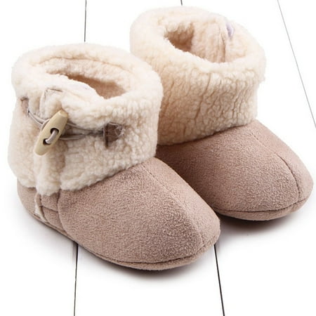 

YOHOME Toddler Kid Baby Girls Boots Toddler First Walk Winter Casual Warm