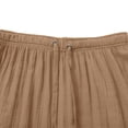 thumbnail image 5 of JJHGVB Palazzo Pants Wide Leg Pants Woman Womens Daily Elastic Waist Straight Solid Color Casual Pants Loose Long Pants Barrel Pants Women Women'S Pants Khaki L, 5 of 6