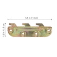 thumbnail image 2 of 4 Ensembles de Supports de Lit, Attaches de Rail de Lit, Accessoires de Rail de Lit Robustes, 2 of 6