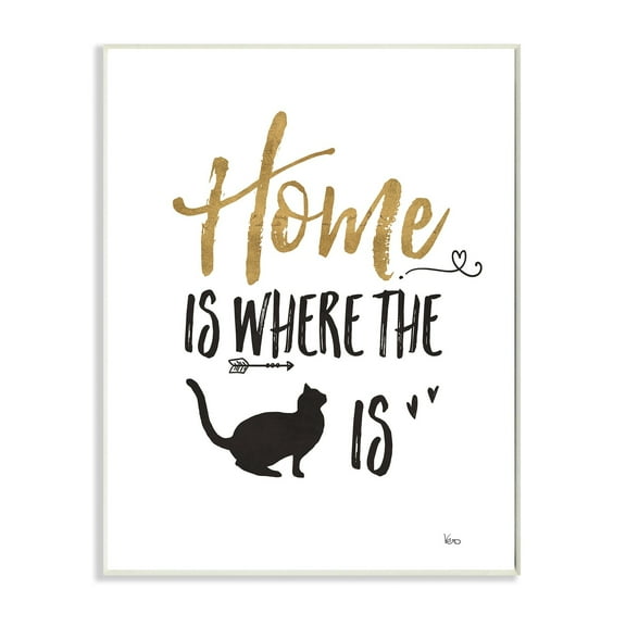 The Stupell Home Decor Collection Cat Lover Typography Wall Art