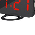 thumbnail image 3 of Reloj Led Digital Dual Snooze Mirror Reloj Despertador Hora Modo Nocturno Grande Eigraketly HA024230-01, 3 of 5