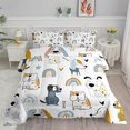 thumbnail image 1 of Datura Home Kawaii Dogs Comforter Set Cute Dogs And Rainbow Printed Quilt, 1 of 5