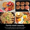 thumbnail image 3 of Ninja Sizzle 6-Serving Electric Indoor Griddle, Nonstick Flat Plate, GR100GDL, Black, 3 of 9