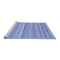 thumbnail image 2 of Ahgly Company Machine Washable Indoor Rectangle Abstract Blue Modern Area Rugs, 7' x 9', 2 of 4