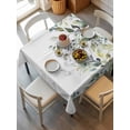 thumbnail image 6 of Eucalyptus Leaves Table Cloth, Watercolor Weeping Teal Botanical Waterproof Tablecloth for Square Tables, Reusable Washable Fabric Table Cover for Restaurant Kitchen Dining Tables 60"x60", 6 of 6