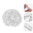 thumbnail image 3 of Miangastore White Crystal Rhinestone Chain for DIY Crafting Exquisite Workmanship Durable and Easy to Use 10 Yards, 3 of 9
