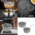 thumbnail image 2 of Multifuntional 304Stainless Steel Colander Frying Basket High Efficiency for Efficient Straining and Draining in Kitchen, 2 of 8