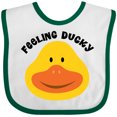 thumbnail image 3 of Inktastic Duck Feeling Ducky Boys or Girls Baby Bib, 3 of 4