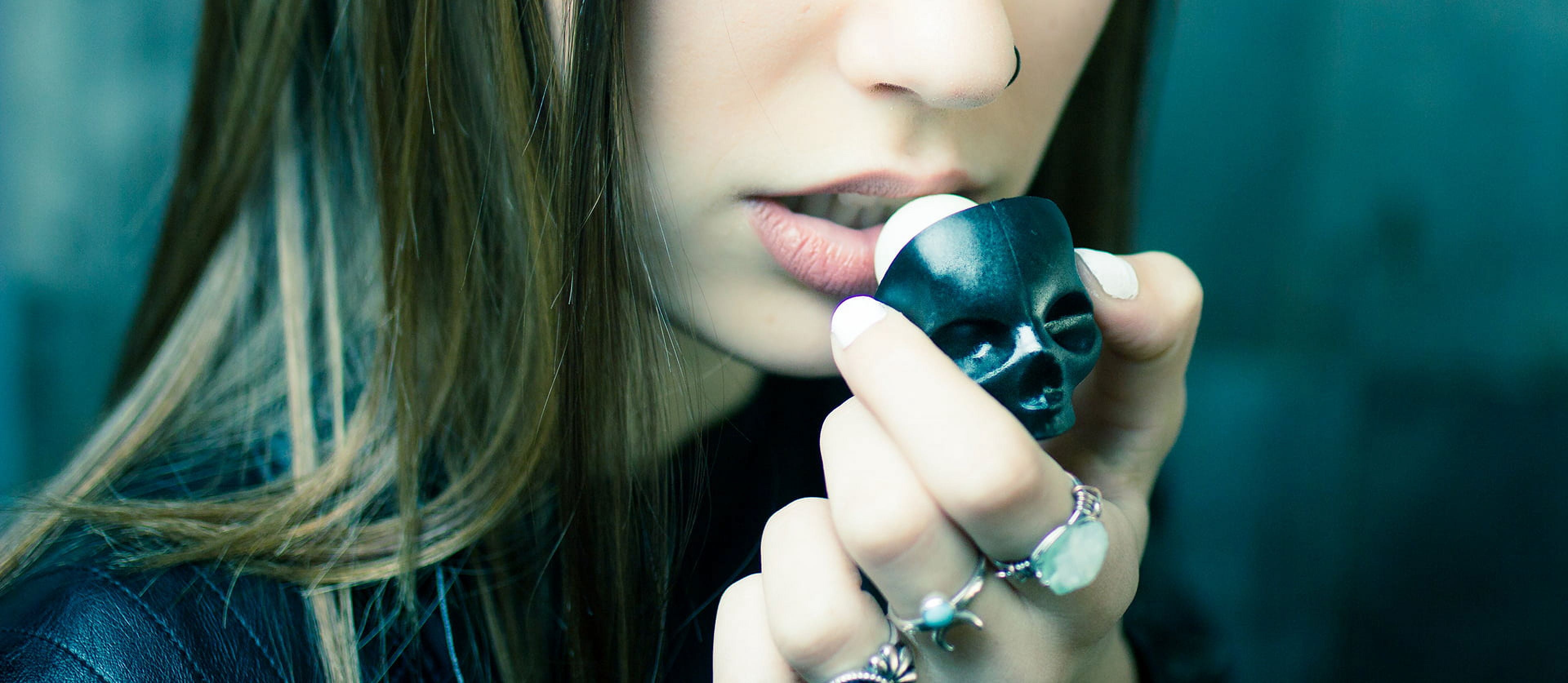 Rebels Refinery Black Skull Lip Balm