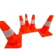 thumbnail image 5 of Phasa Paquete de 5 Conos PVC Naranja 45cm Vial Seguridad Reflejante, 5 of 5